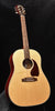 Natural acoustic-electric guitar with sunburst sides and light wood top
