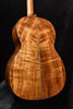 Martin O'ahu K-42 Hibiscus acoustic guitar back with center seam line and wood figure