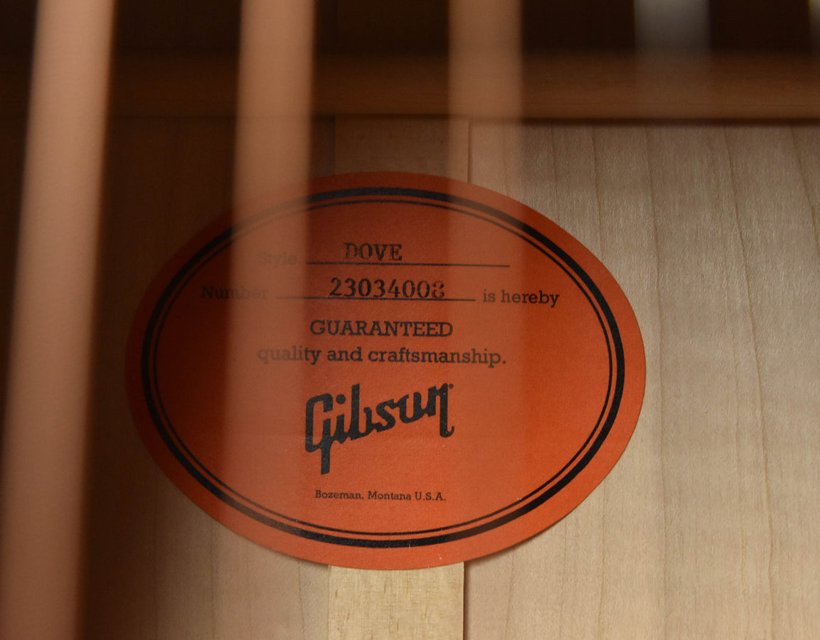 Gibson Dove Original Antique Natural Acoustic Guitar
