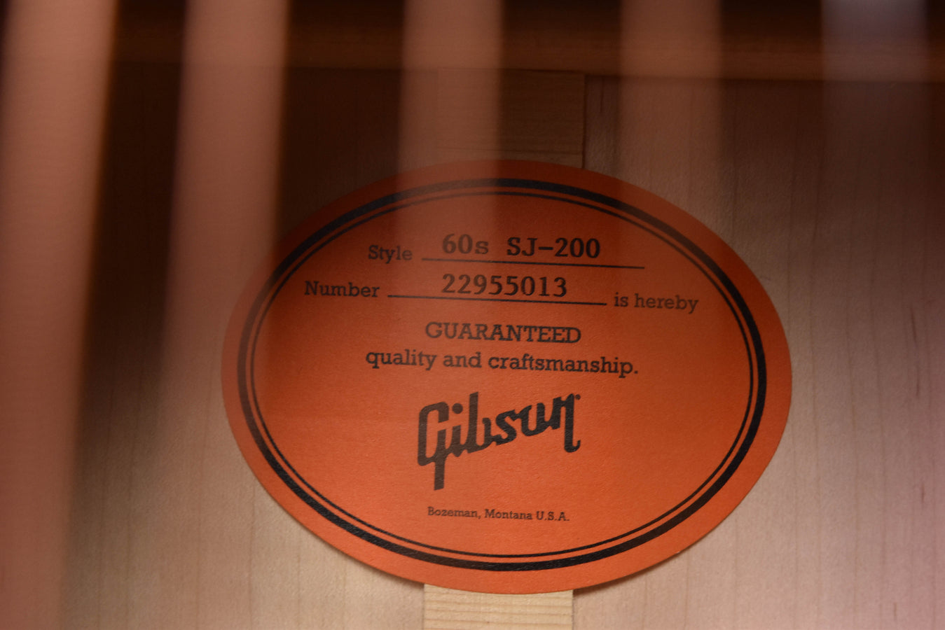 Gibson SJ-200 60's original Heritage Cherry Sunburst Acoustic Guitar