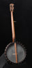 Ode banjo with 12" open-back body, gray drumhead, and walnut neck