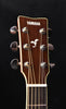 Yamaha FG830 headstock with tuning pegs and nut, brown wood finish