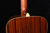 FG830 TBS acoustic guitar side near neck joint, glossy wood and binding