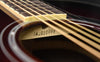 FS830 serial number IMJ0500098 on guitar neck near the strings