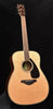 FG830 Natural acoustic guitar, full front view with sound hole and pickguard