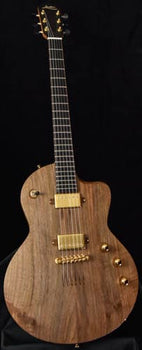 lowden gl-10 walnut top solid body electric guitar with lollar imperial humbucker pickups!