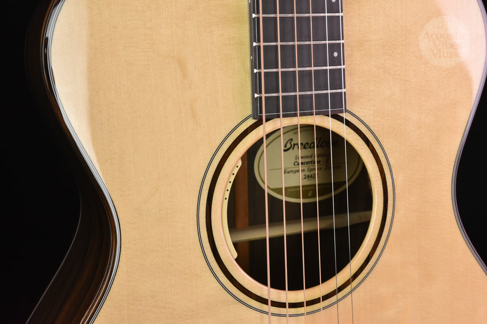 Breedlove limited edition concertina E  European spruce/ zircote