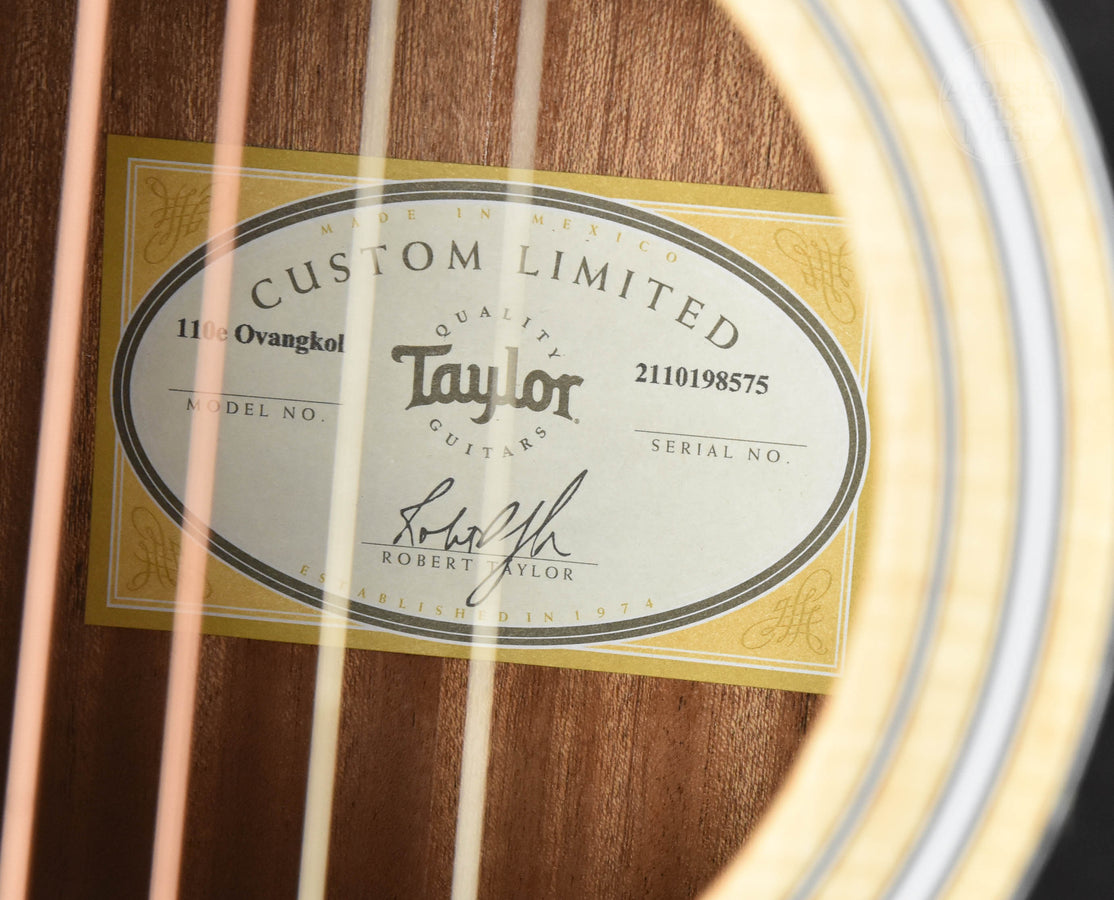 Taylor 110E Ovangkol/ Sitka- Special run