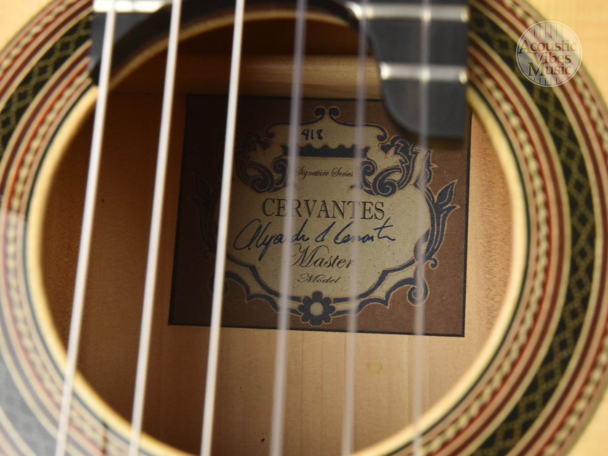 Cervantes Master Model Raised Fretboard. Cocobolo and Spruce