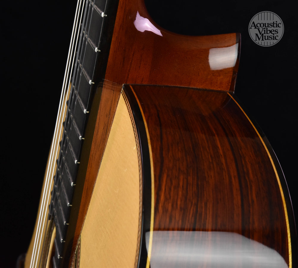 Cervantes Master Model Raised Fretboard. Cocobolo and Spruce