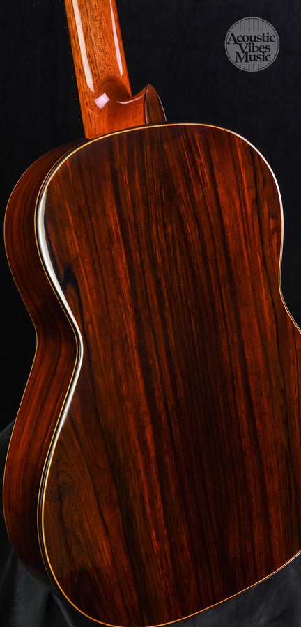 Cervantes Master Model Raised Fretboard. Cocobolo and Spruce