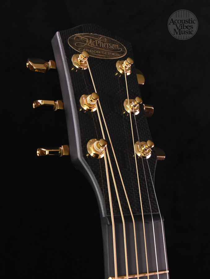 McPherson Carbon Touring Silver Binding Gold Hardware