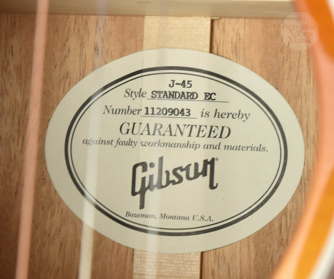Gibson J-45 Cutaway Heritage Cherry Finish