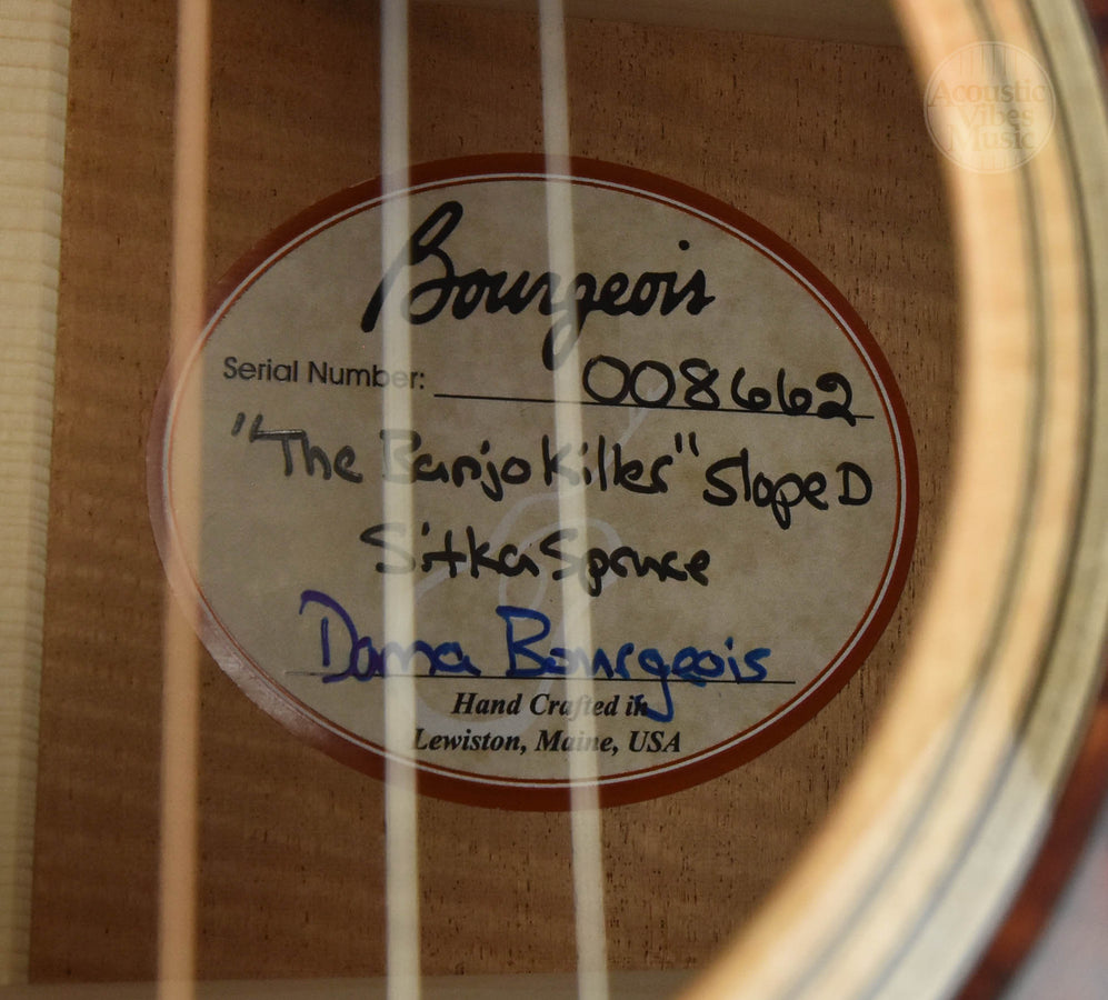 Bourgeois Banjo Killer Sloped D