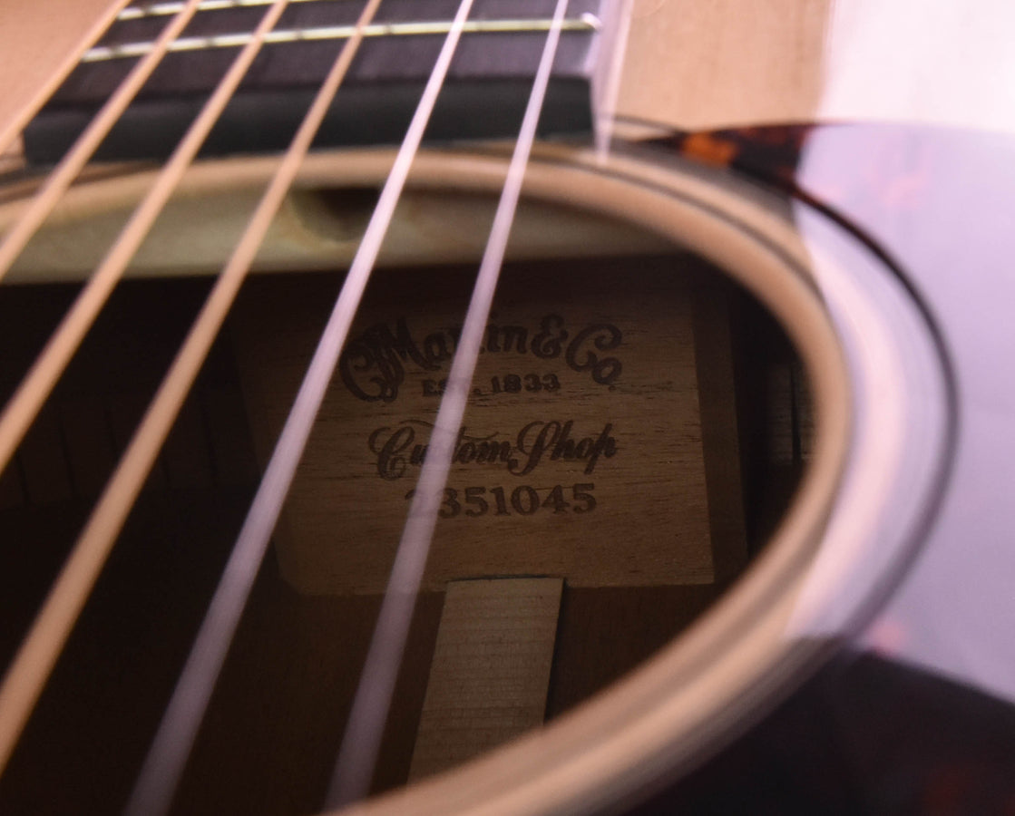 Martin Custom Shop Dreadnought-  Sinker Mahogany and Sitka Spruce Top with Adirondack Braces