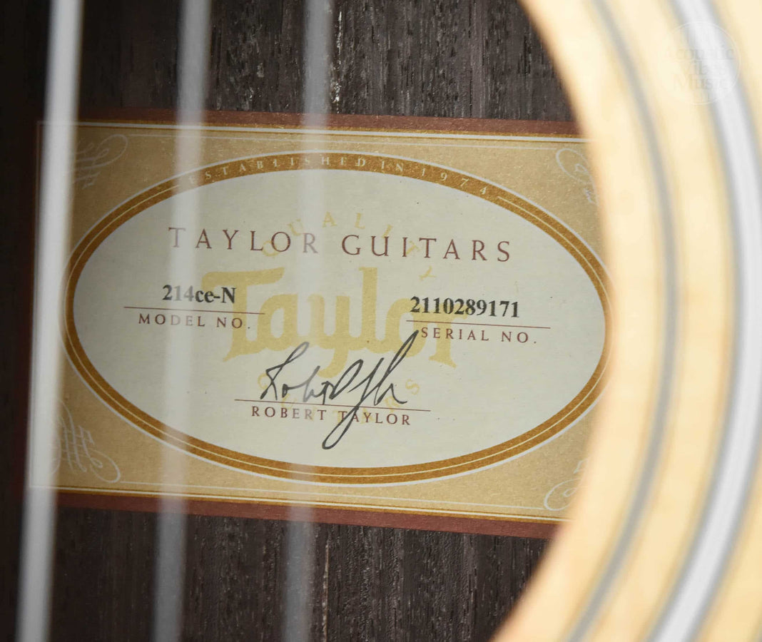 Taylor 214CE-N Rosewood Prototype  Gloss Top!