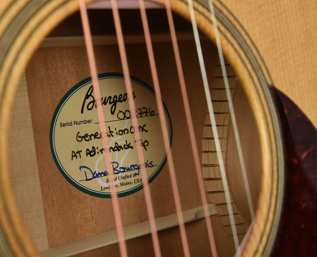 Bourgeois OMC Generations AT Adirondack Spruce and Mahogany