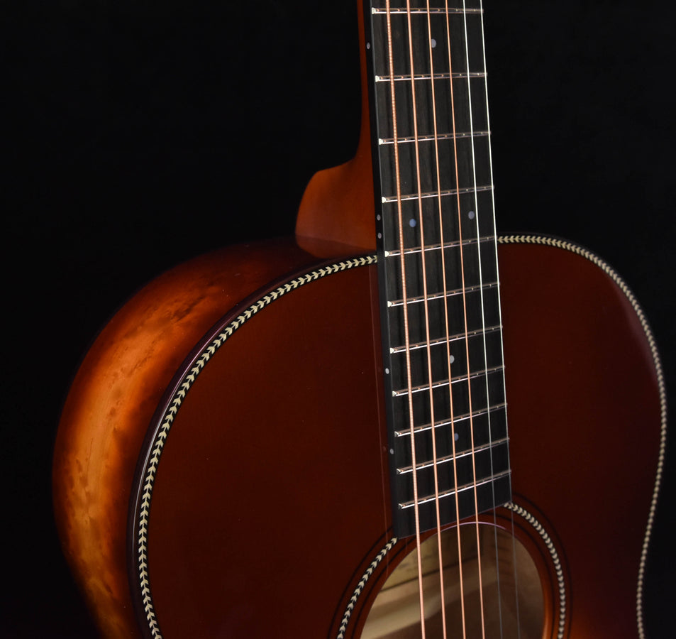 Bedell  Seed to Song Custom Parlor European Spruce, Birdseye Maple Sunburst Guitar