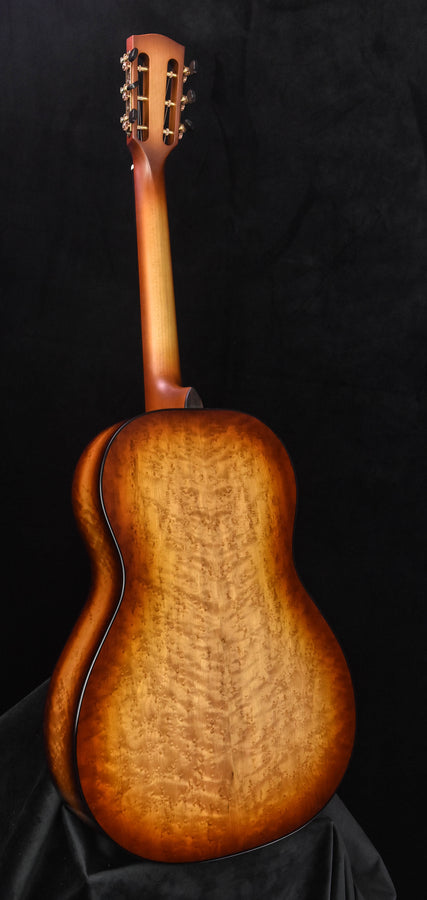 Bedell  Seed to Song Custom Parlor European Spruce, Birdseye Maple Sunburst Guitar