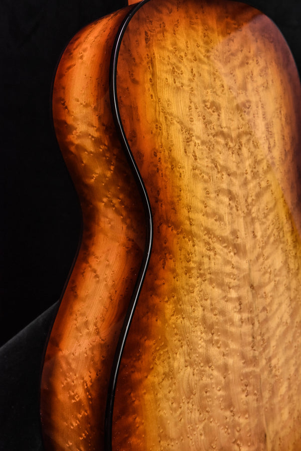 Bedell  Seed to Song Custom Parlor European Spruce, Birdseye Maple Sunburst Guitar