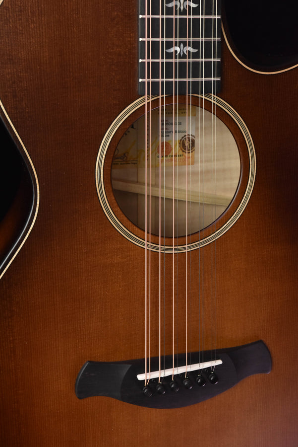 Taylor 652CE Builder's Edition V Class Western Honey Burst 12 String