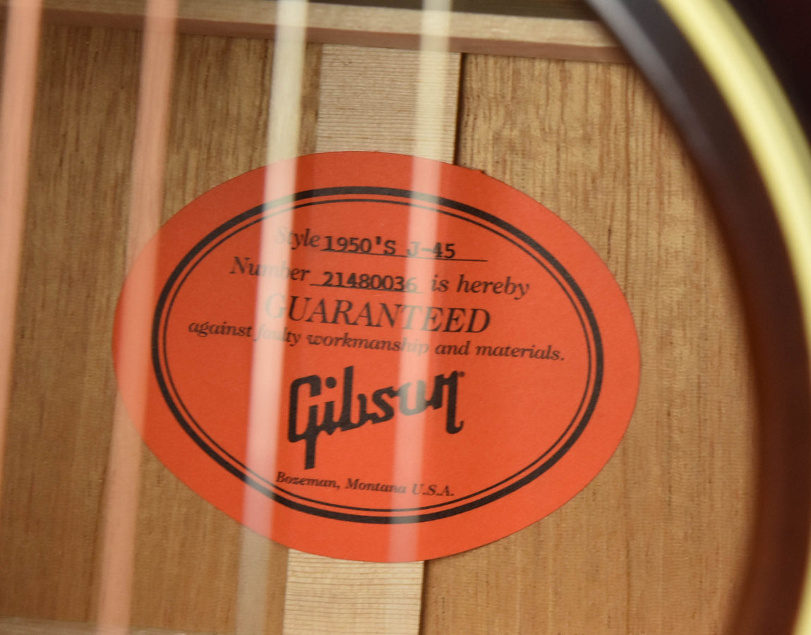 Gibson 50's J-45 Original Vintage Sunburst Finish
