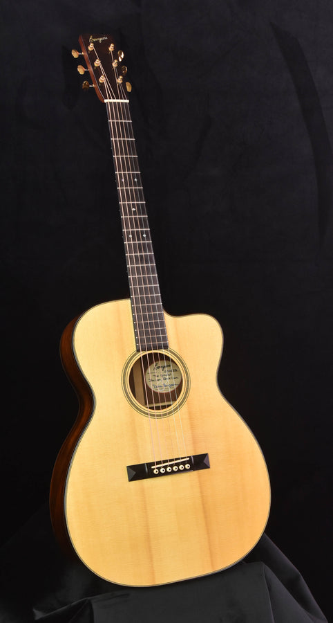 Used Bourgeois Brazilian Soloist Cutaway Italian Spruce top, Brazilian Rosewood -2010