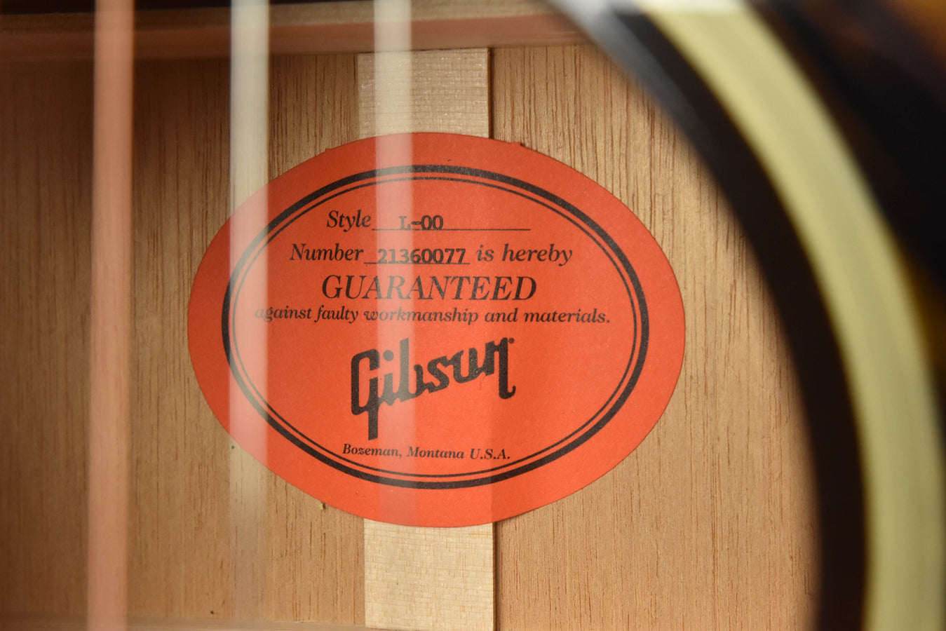 Gibson L-00 Original Vintage Sunburst