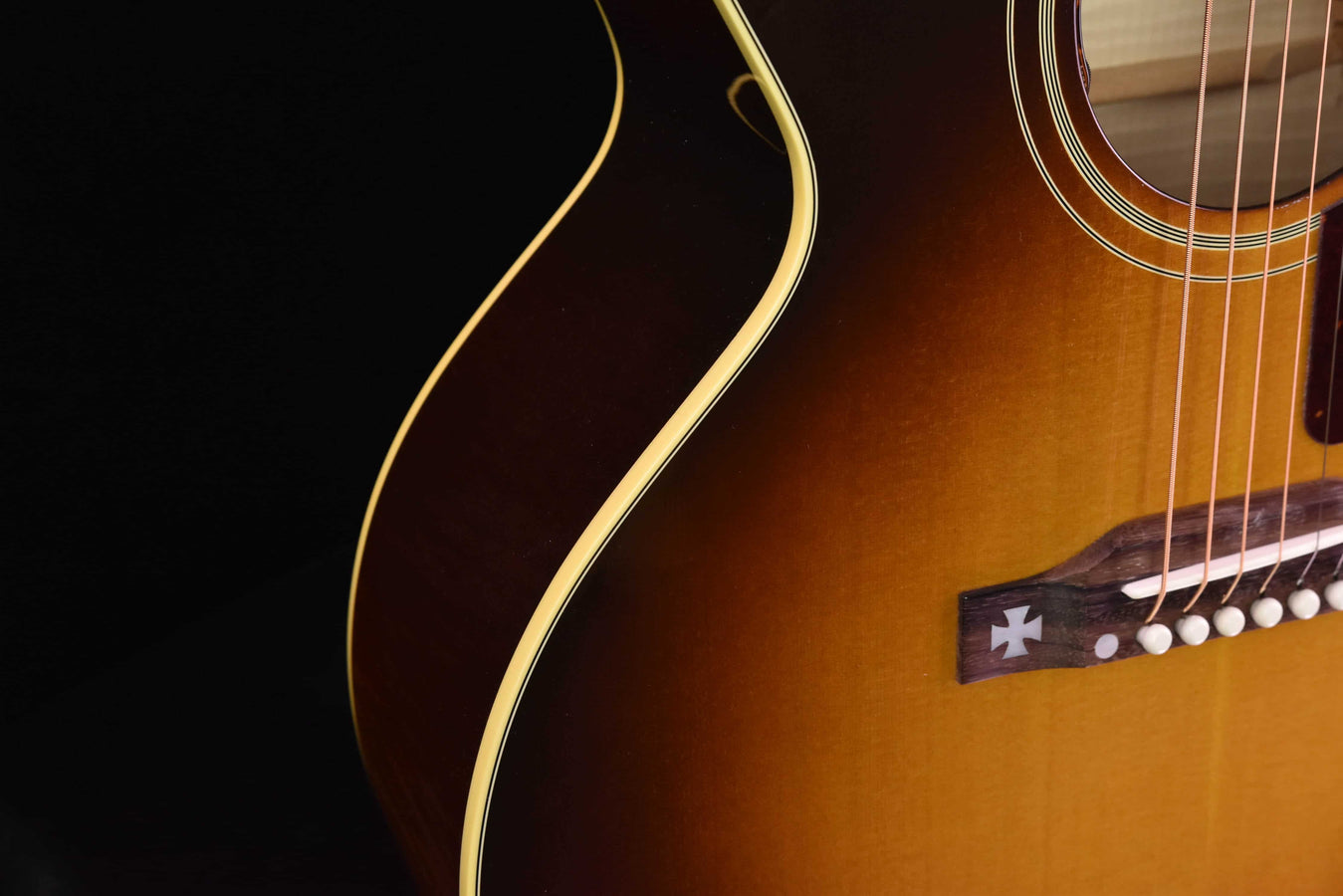 Gibson J-185 Original Vintage Sunburst (New Guitar)