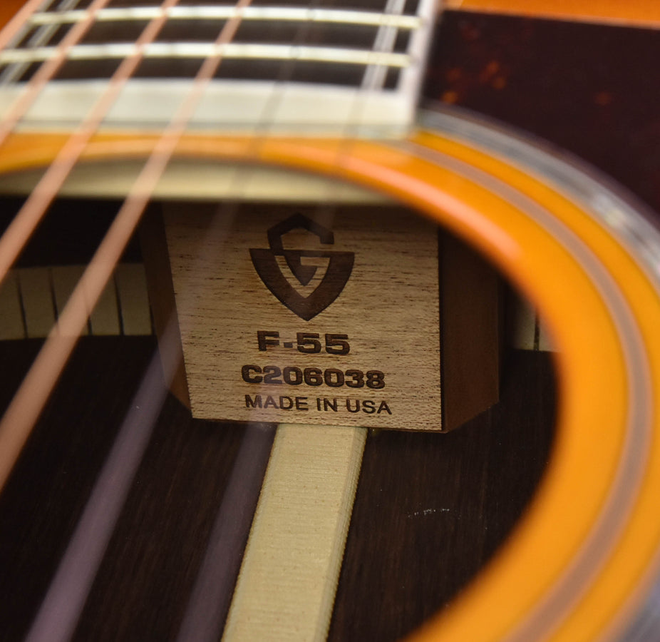 Guild F-55 Rosewood Antique Tobacco Burst