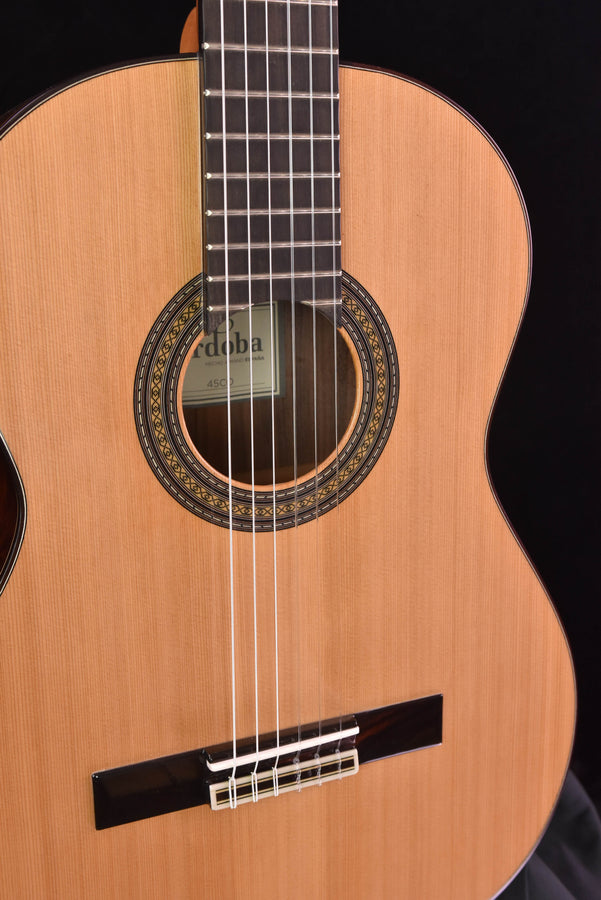 Cordoba 45co cedar top/ Cocobolo classical guitar w/ Case