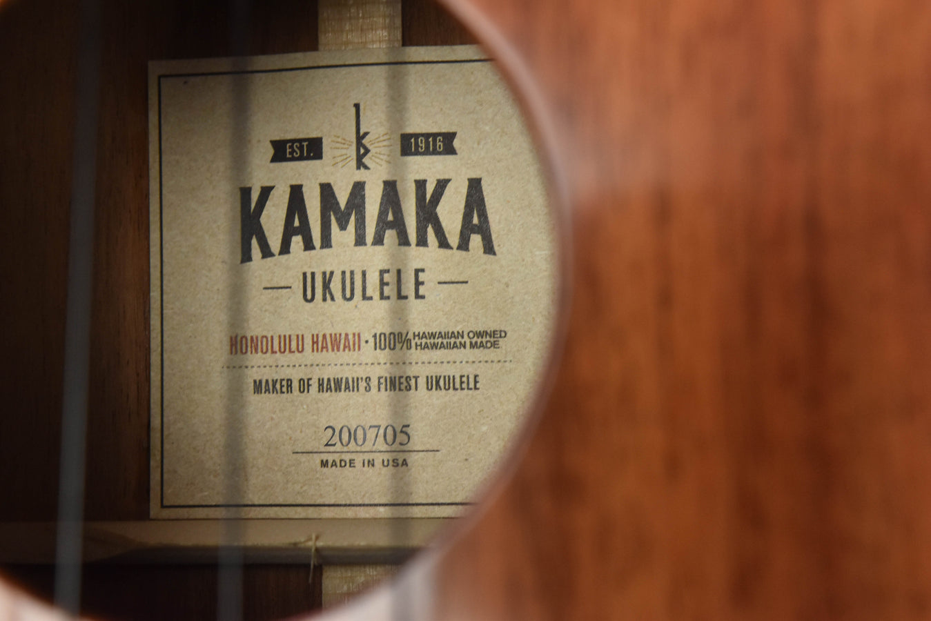 Kamaka HF-3 Tenor Ukulele