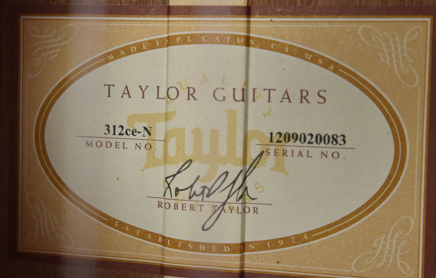 Taylor 312CE-N Nylon String Crossover