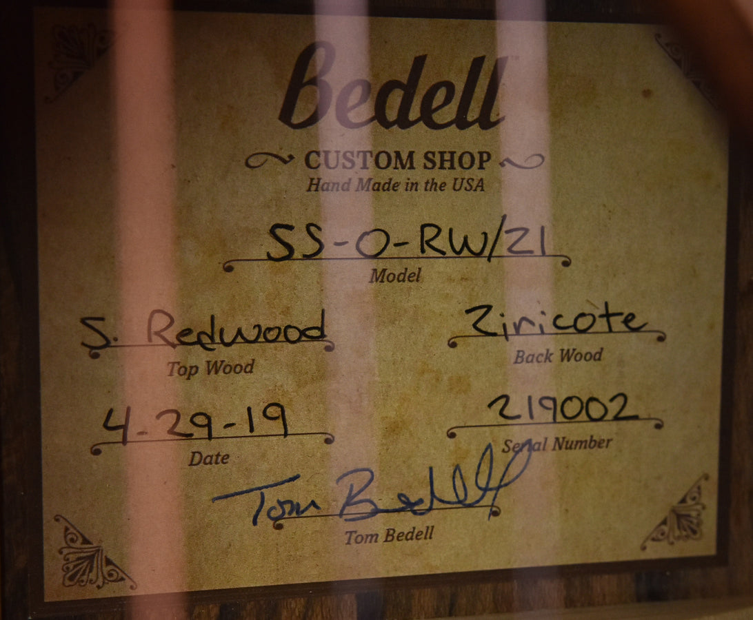 Bedell Limited Edition Cadenza  Sinker Ocean Redwood and Brazilian  Esperanza Rosewood