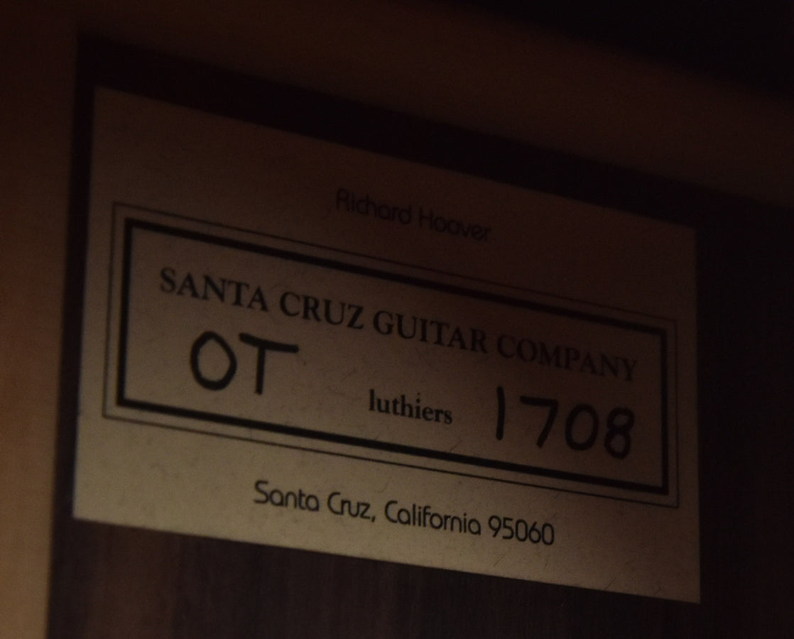 Santa Cruz Otis Taylor Model - Sitka Spruce and Indian Rosewood