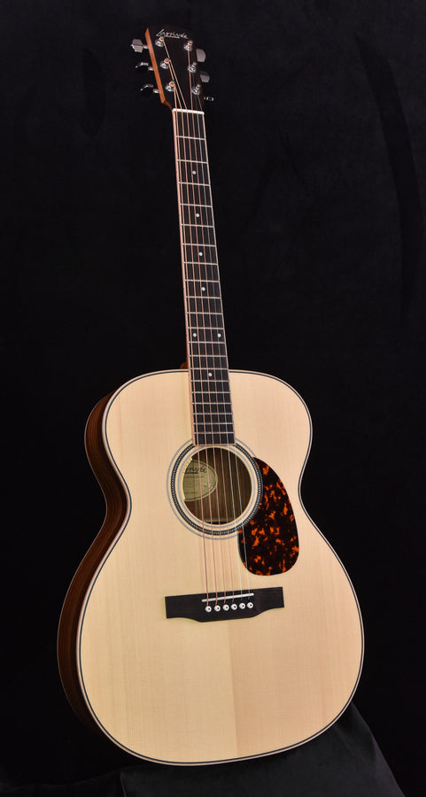 Larrivee OM-03 Custom Zebrano. Moonwood Spruce Top Anthem Pickup