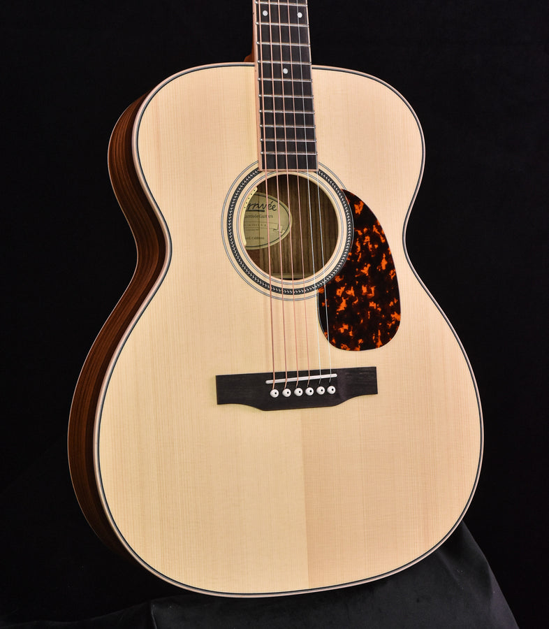 Larrivee OM-03 Custom Zebrano. Moonwood Spruce Top Anthem Pickup