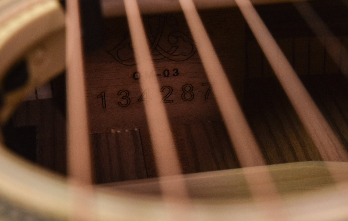 Larrivee OM-03 Custom Zebrano. Moonwood Spruce Top Anthem Pickup