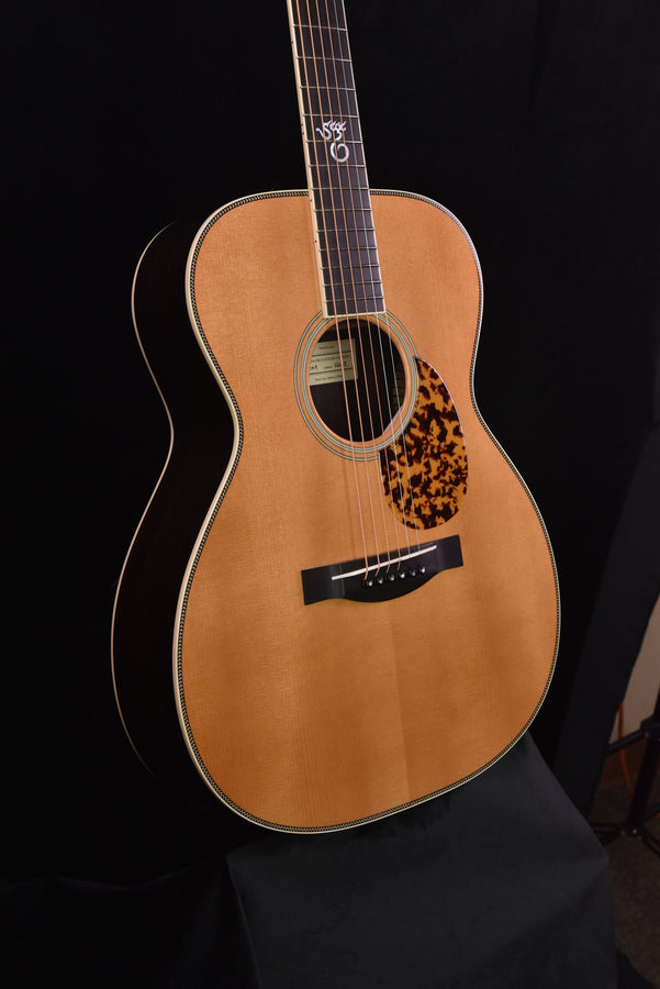 Used Santa Cruz OM Adirondack Spruce and Indian Rosewood Hot Hide Glue Construction- 2019