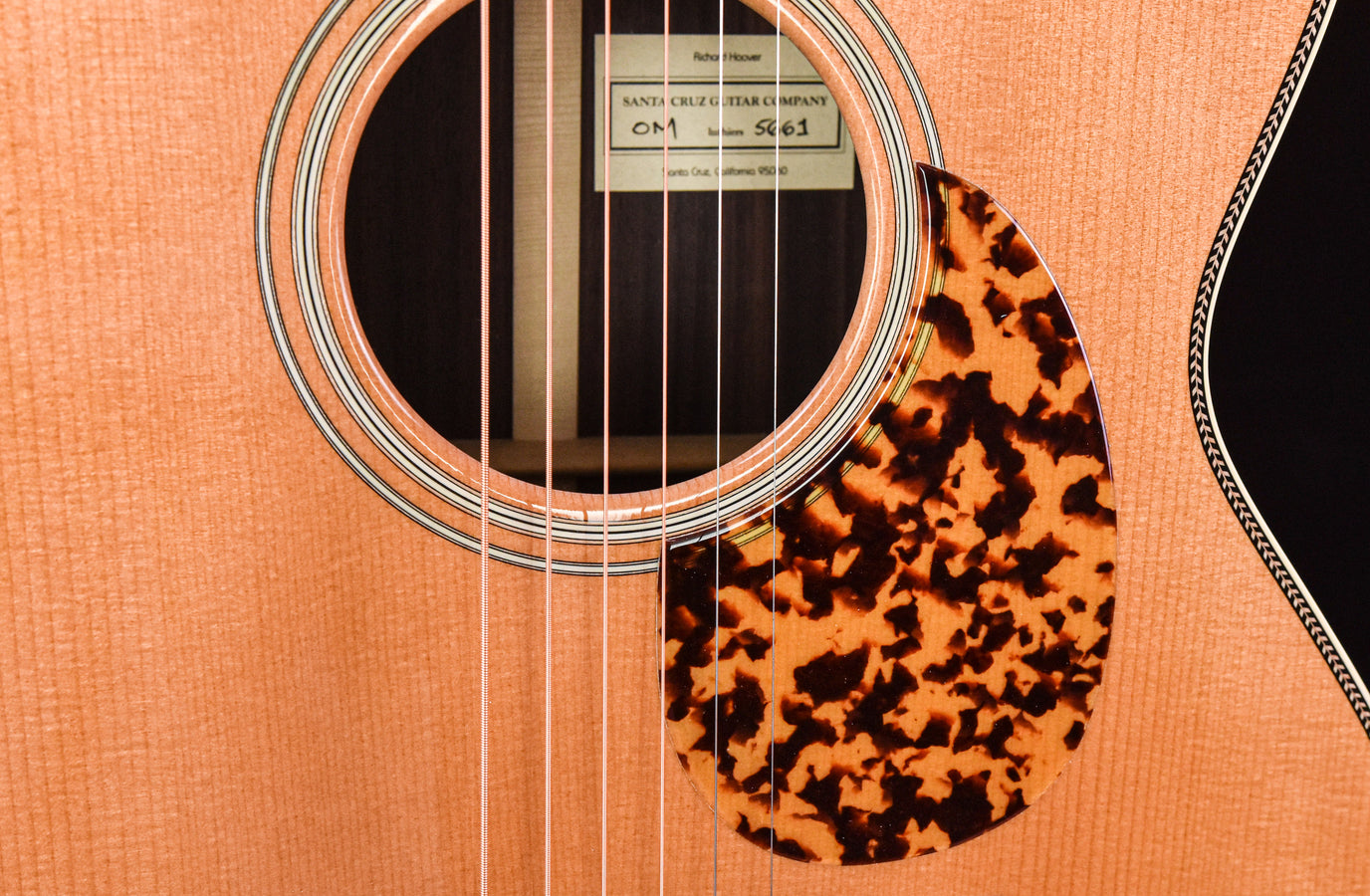 Used Santa Cruz OM Adirondack Spruce and Indian Rosewood Hot Hide Glue Construction- 2019