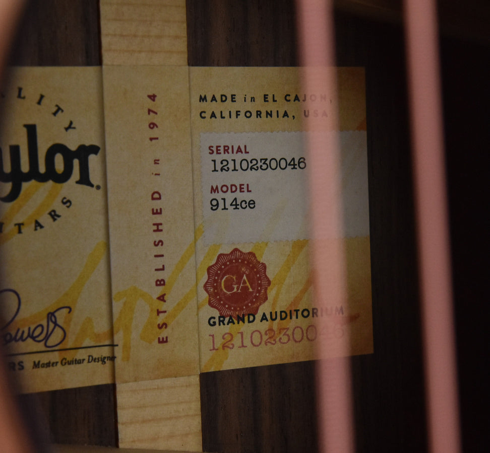 Taylor 914CE V Class