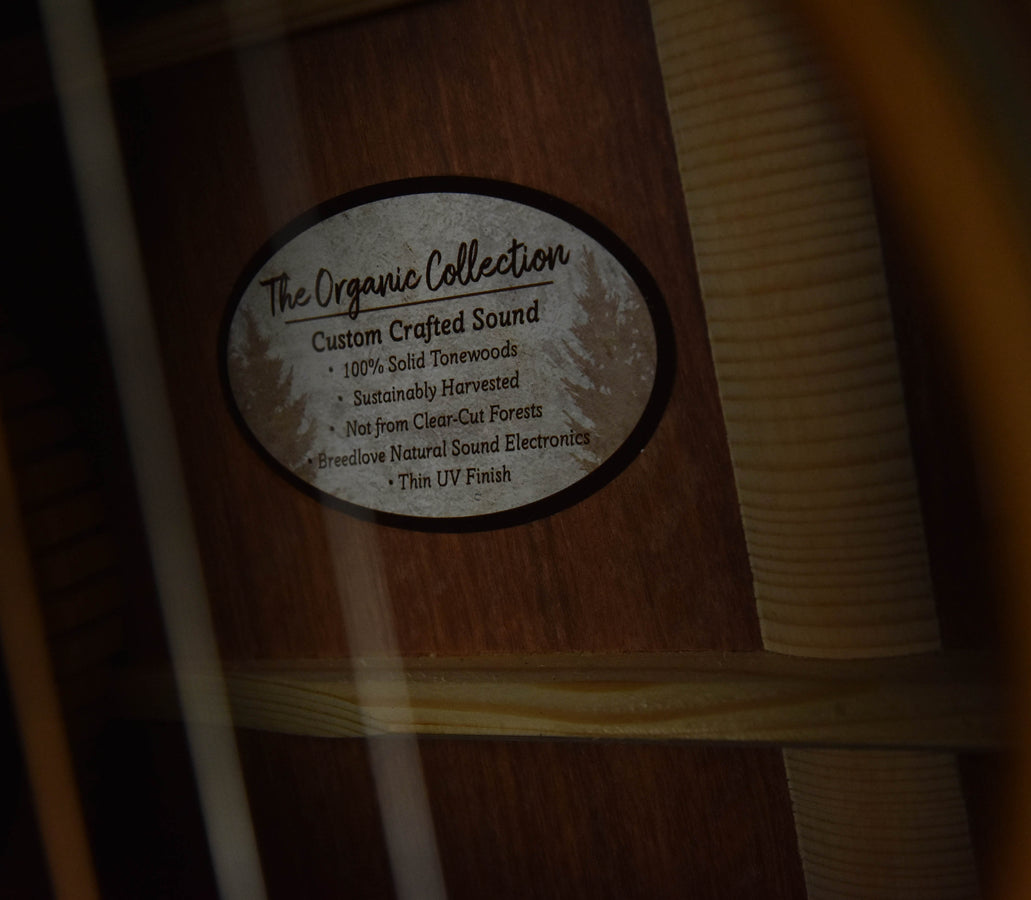 Breedlove Jeff Bridges Amazon Concert Sunburst CE Torrified European Spruce/ Grenadillo