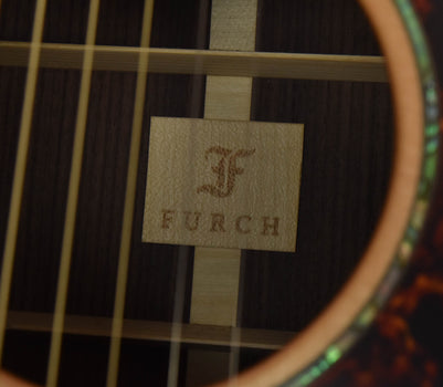 furch vintage 3 series dreadnaught spruce top/ indian rosewood back and sides