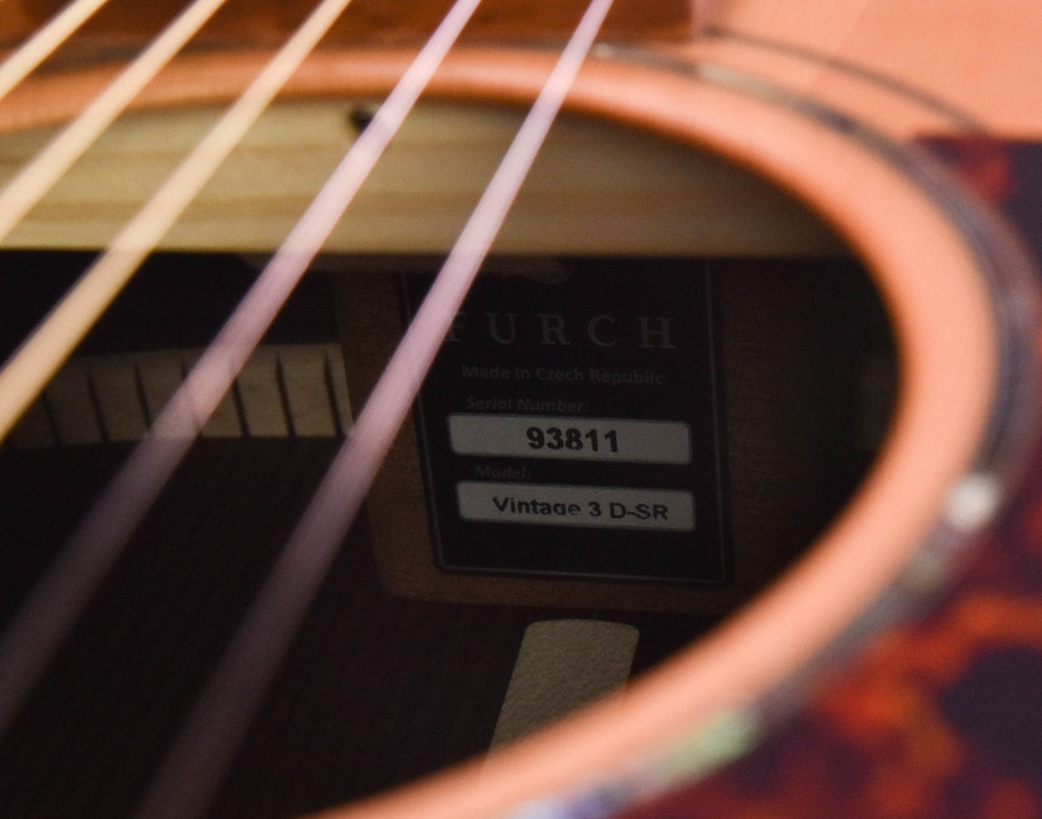 Furch Vintage 3 Series Dreadnaught Spruce Top/ Indian Rosewood Back and Sides