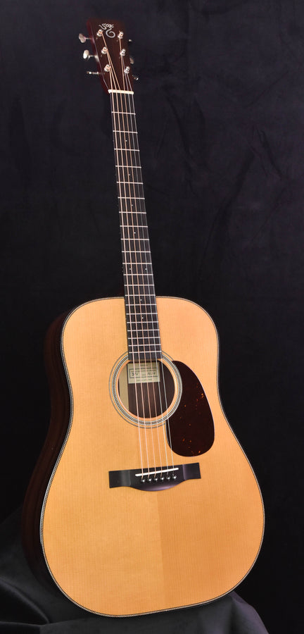 Santa Cruz D/PW Prewar Custom Adirondack Spruce Top, Indian Rosewood,  Hot Hide Glue/ Adi Braces