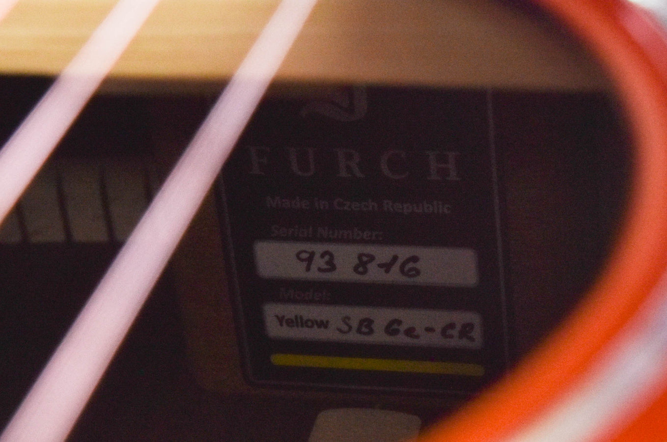 Furch Master's Choice Yellow Series Grand Auditorium Cutaway Cedar Top/ Indian Rosewood Back and Sides Sunburst Finish SPA Pickup