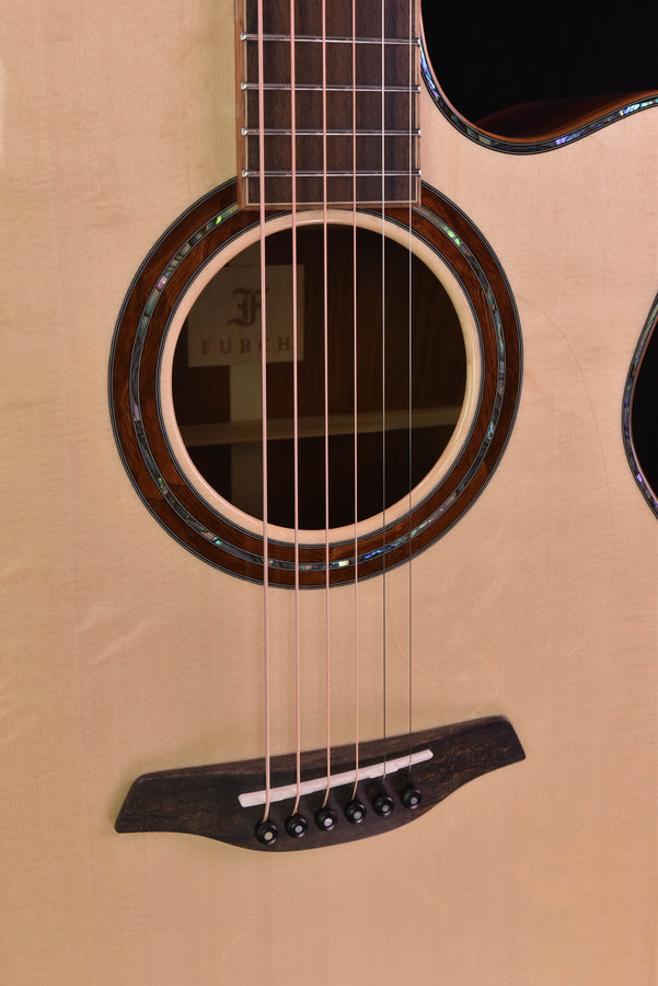 Furch Red Series Grand Auditorium Cutaway Alpine Spruce Top/Cocobolo Back and Sides