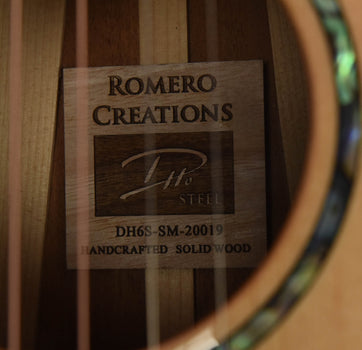 romero creations daniel ho 6 string steel string sitka spruce/ mahogany