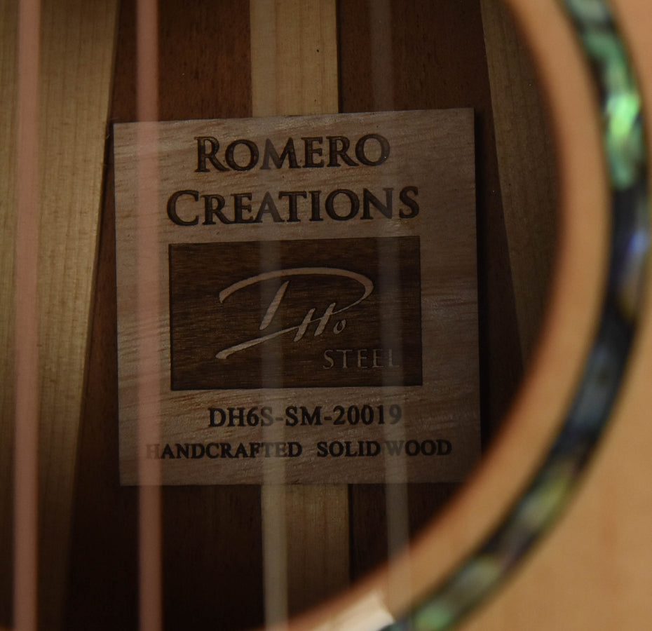 Romero Creations Daniel Ho 6 String Steel String Sitka Spruce/ Mahogany