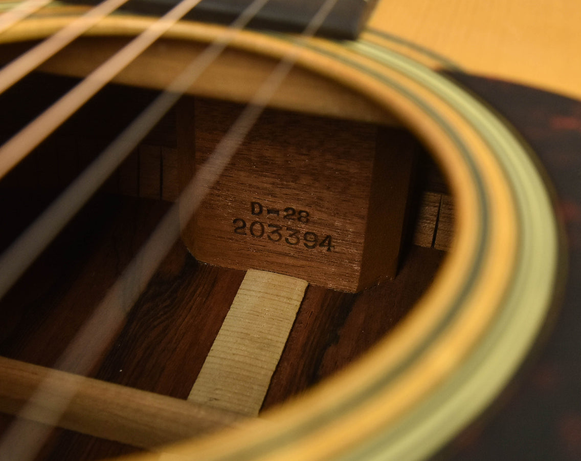 Used Vintage Martin D-28 (1965) Brazilian RW - Excellent Condition!